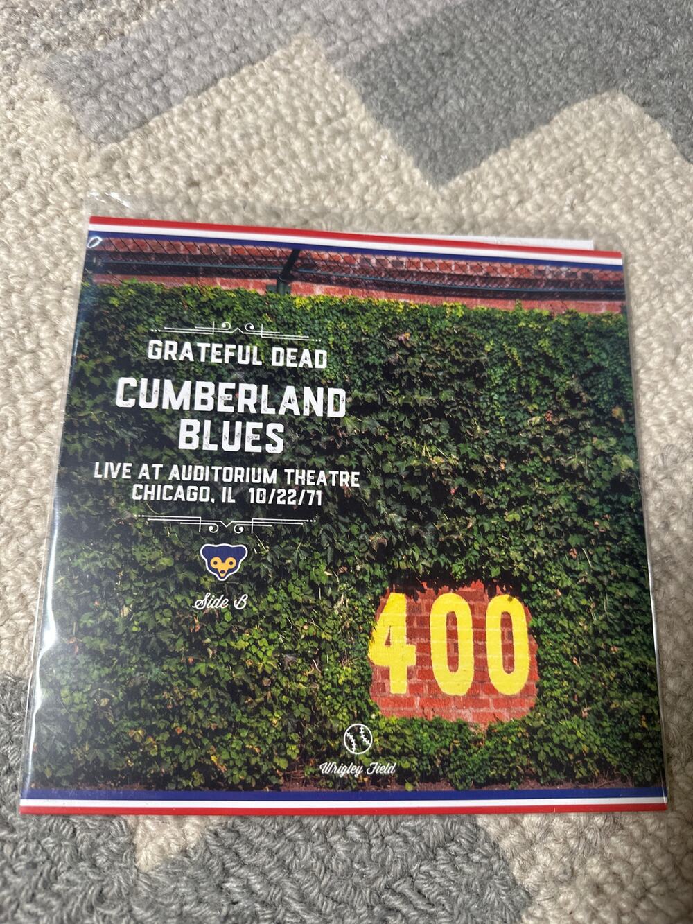 Chicago Cubs Grateful Dead Brown Eyed Woman Vinyl Album Auditorium Theater 2019